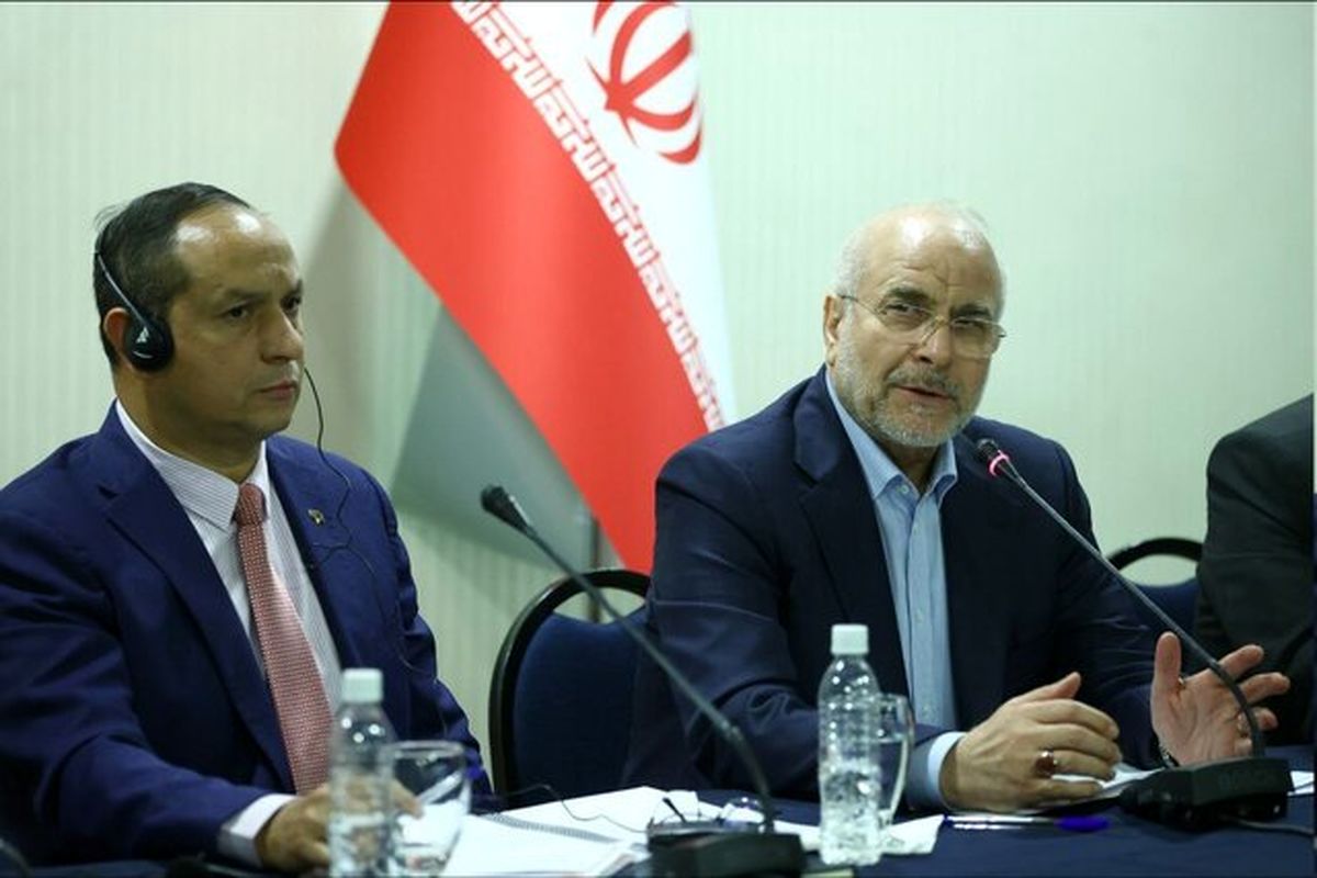 رئیس مجلس در دیدار تجار و فعالان بخش های خصوصی ایران و ونزوئلا