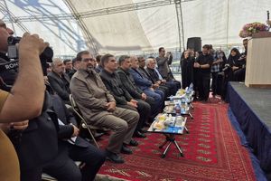 آغاز حفاری تونل آب بر طرح تامین آب شرب مشهد از یال شمالی هزار مسجد با حضور وزیر نیرو