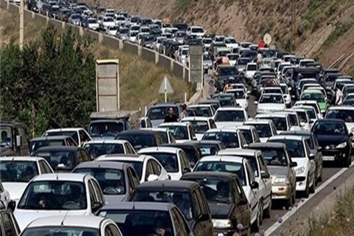ادامه روند ترافیک سنگین در رودبار