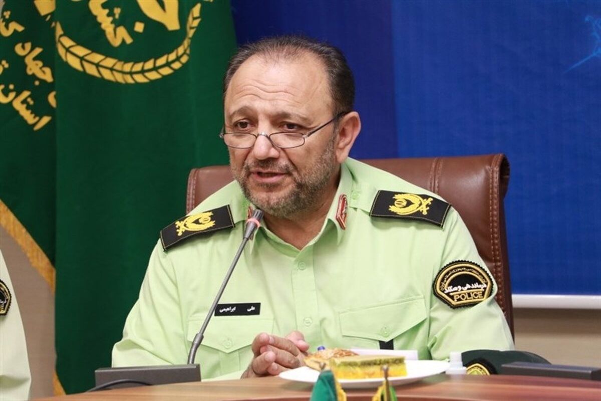 علی ابراهیمی فرمانده انتظامی استان قزوین