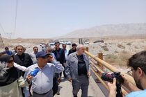 مسیر جایگزین پل رودخانه شور هرمزگان برای تردد ایجاد شده است