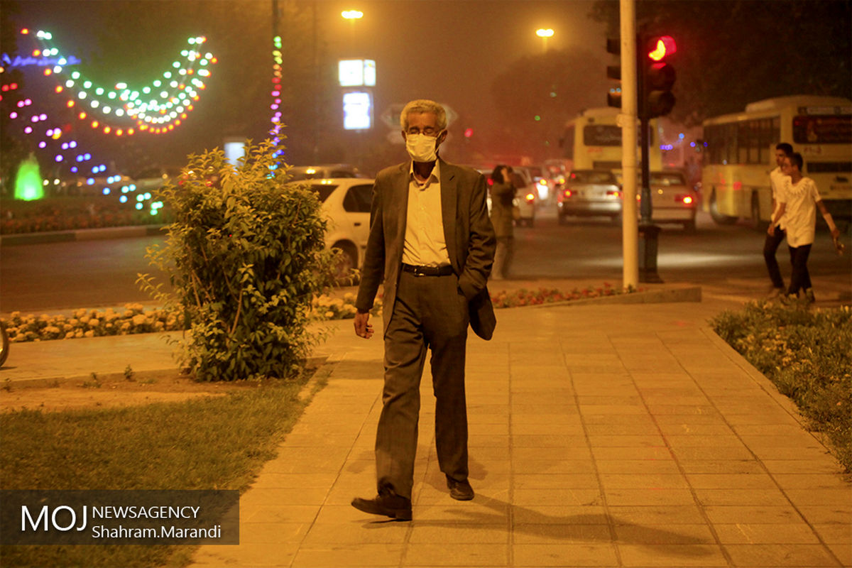 گرد و غبار شدید در اصفهان