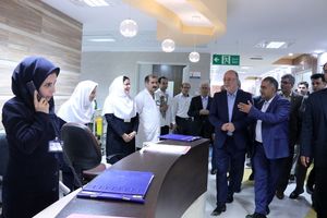 بازدید از طرح ارتقای هتلینگ بیمارستان رسول اکرم (ص) رشت