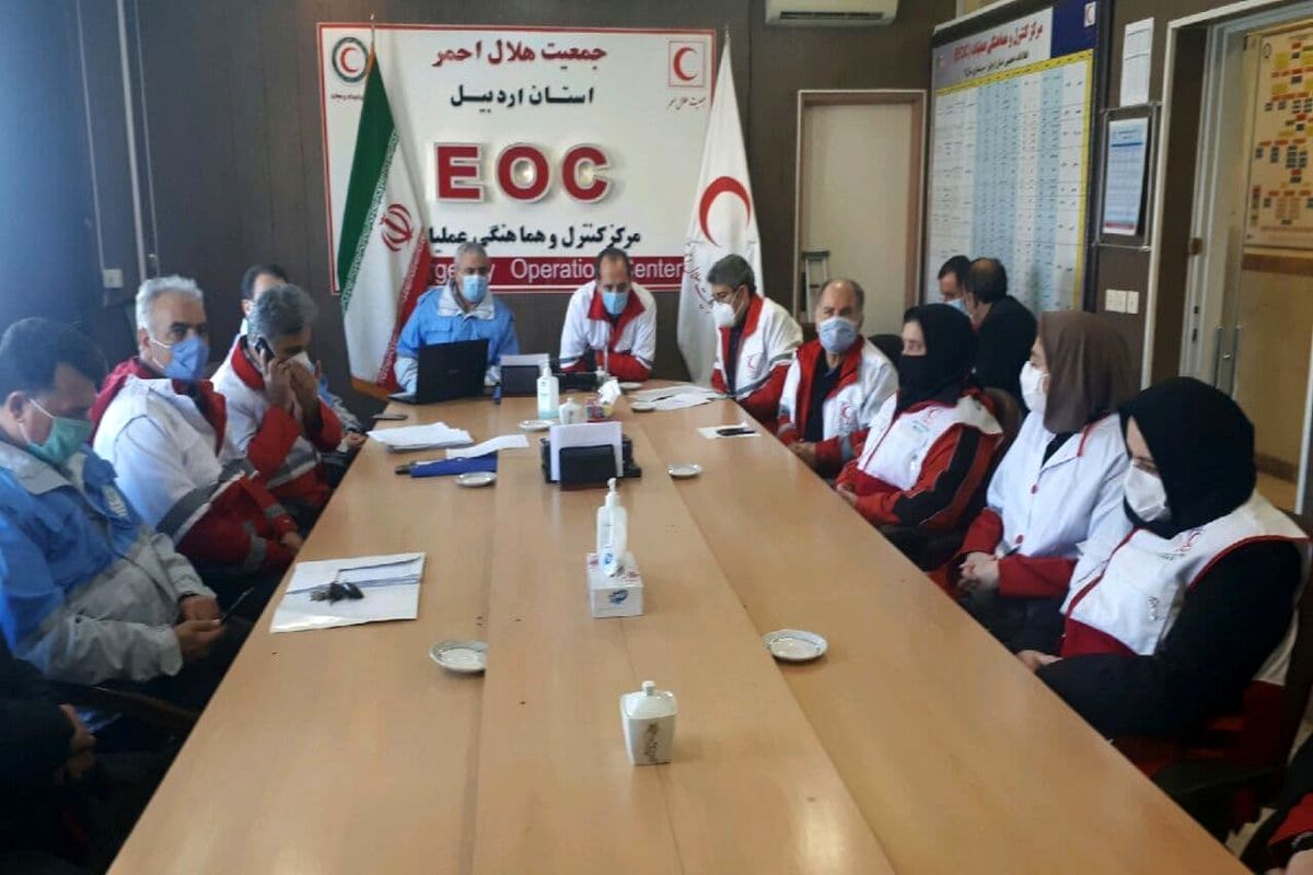 مانور زلزله اردبیل