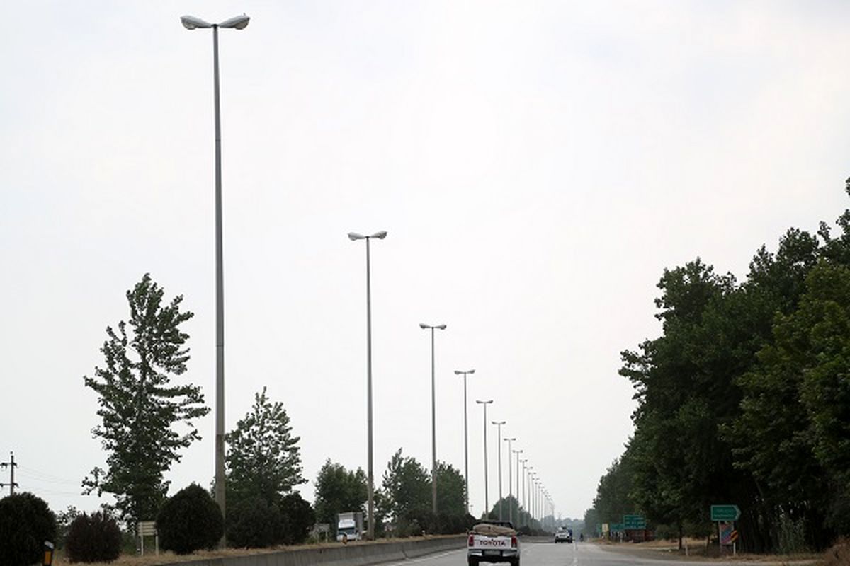 روشنایی راه های مازندران