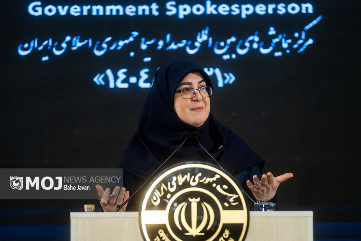 نشست خبری سخنگوی دولت