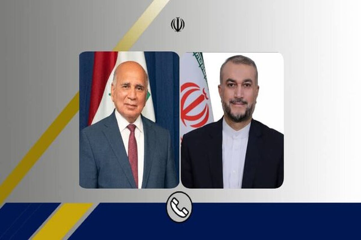 وزرای خارجه ایران و عراق