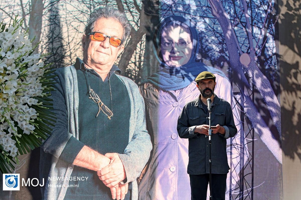 تشییع پیکر داریوش مهرجویی و وحیده محمدی‌فر