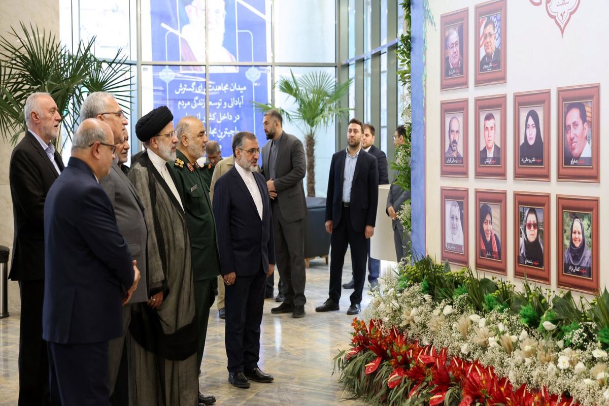 رئیس جمهور در بیمارستان غدیر