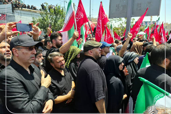 حضور مدیرعامل و مدیران ارشد گروه خودروسازی سایپا در آیین تشییع پیکر رهبر شهید