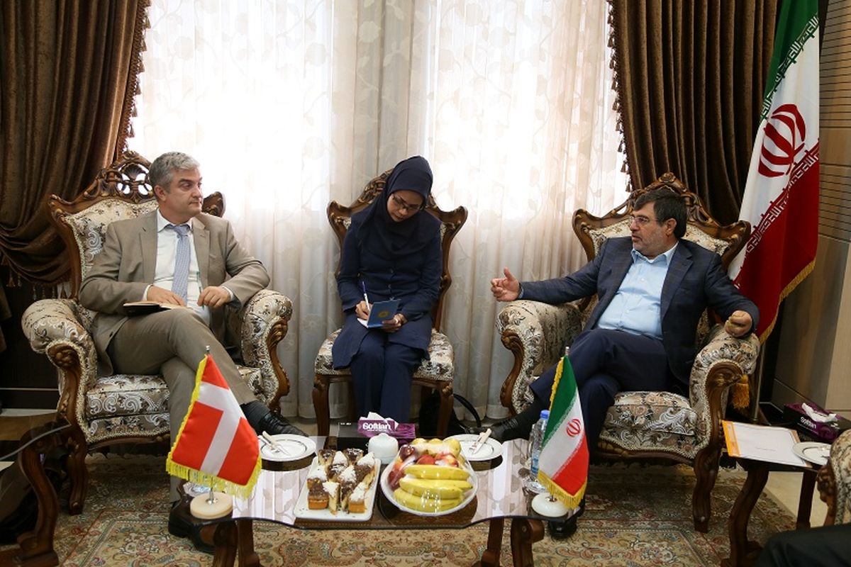 دیدار استاندار هرمزگان با سفیر دانمارک