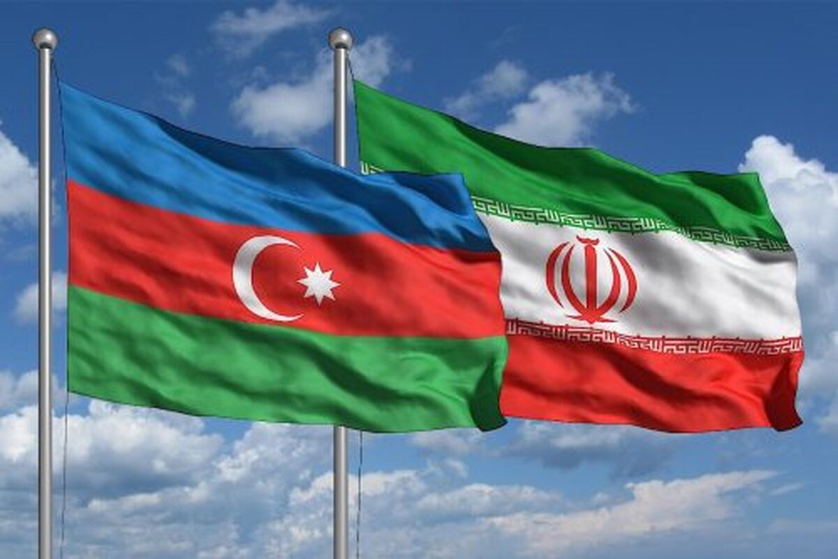 پرچم آذربایجان و ایران