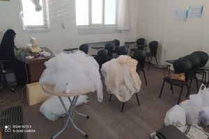 ارسال تجهیزات رفاهی برای رزمندگان تیپ قمر بنی‌هاشم