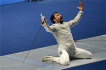 صعود عابدینی به جمع هشت شمشیرباز برتر مسابقات