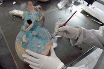 مرمت ۵۰ شی سفالی در هرمزگان