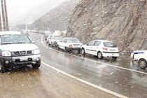 محورهای شمالی کشور زیر بار ترافیک سنگین و بارش برف و باران است