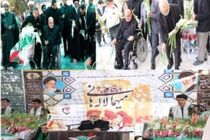 مردم قم روزگذشته میهمان 6000لاله گلگون کفن در 77گلزار شهید بودند