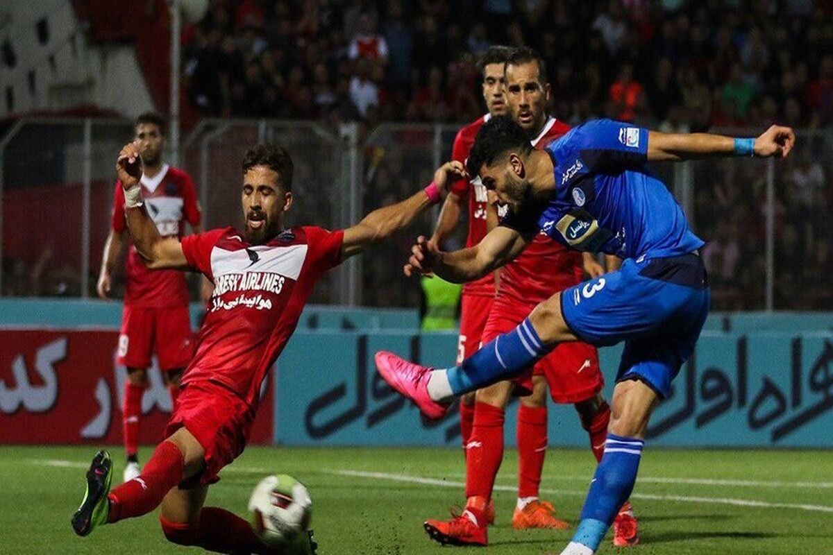 بازی استقلال و نساجی مازندران