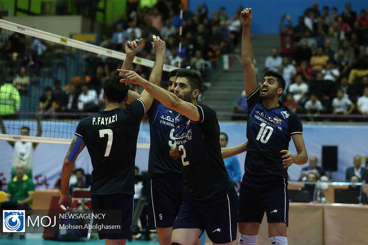 دیدار تیم های ملی والیبال ایران و استرالیا