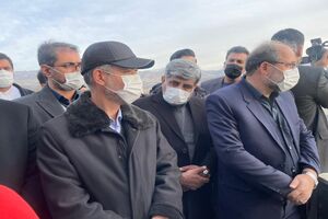بازدید وزیر نیرو از تصفیه خانه فاضلاب شهر سنندج