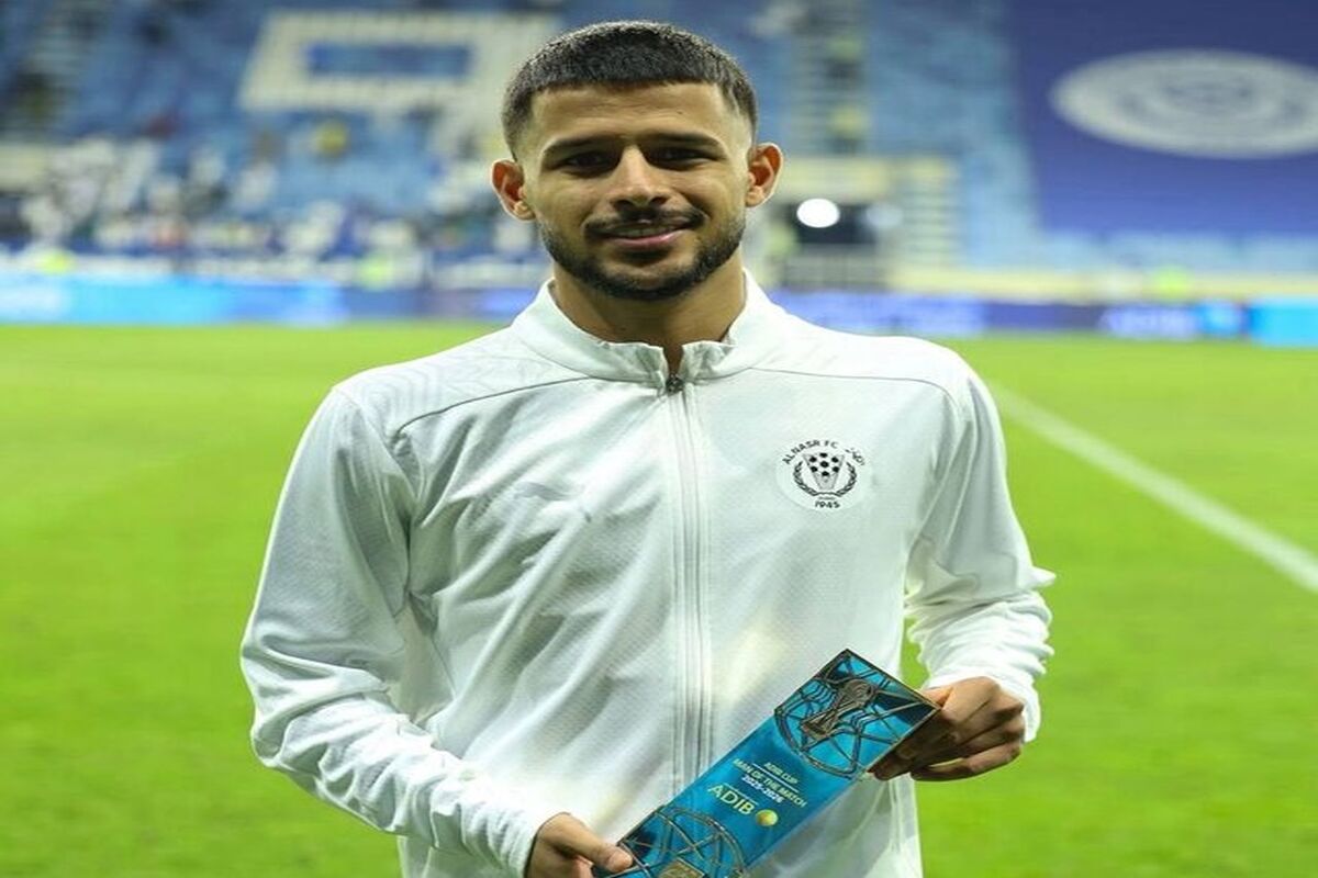 مهدی قایدی بهترین بازیکن دیدار برابر شباب الاهلی شد