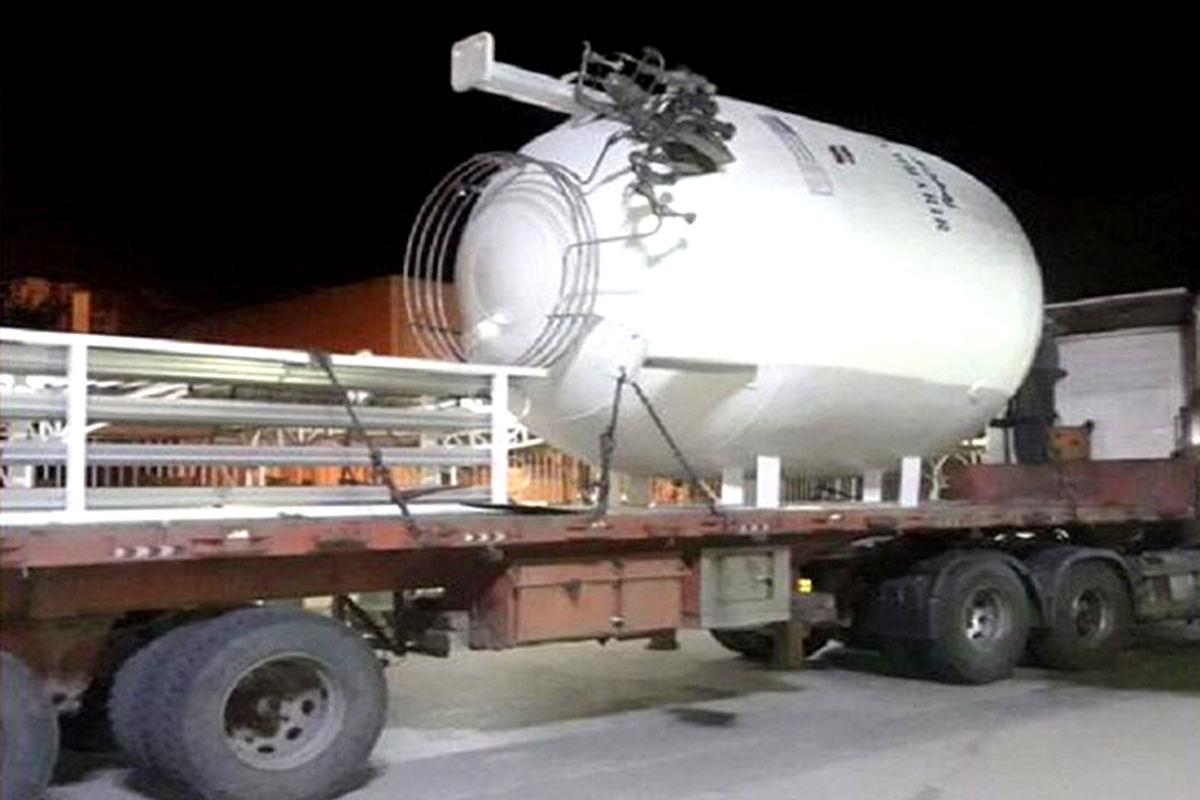 مخزن چهار تنی اکسیژن