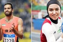 مقام سوم حسن تفتیان / فرزانه فصیحی مدال نقره گرفت