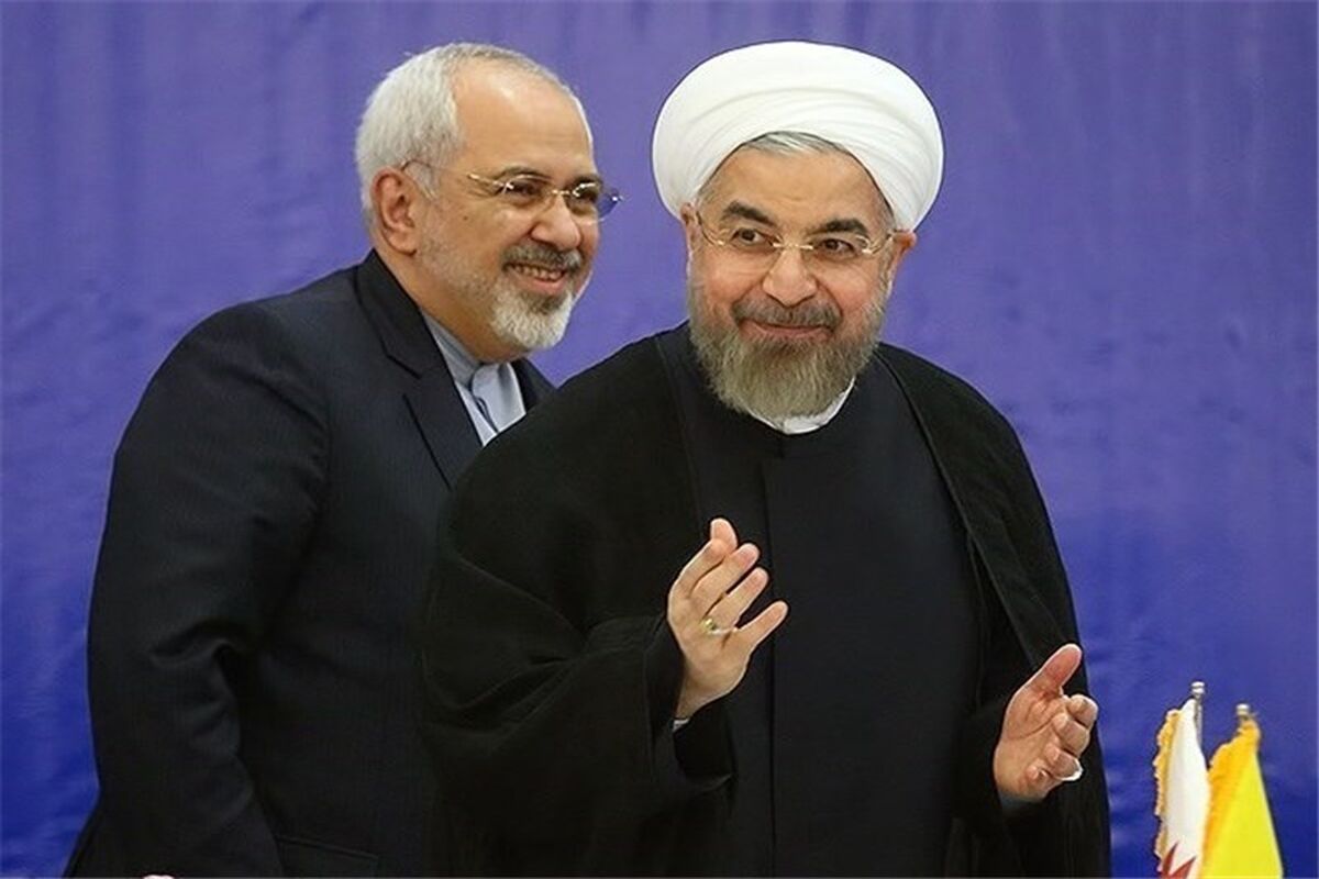 نامه قدردانی ظریف از حمایت های روحانی از وزارت امورخارجه