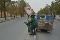 تمثال شهدای مسیر اصلی شهر میبد اصلاح و بازسازی شدند