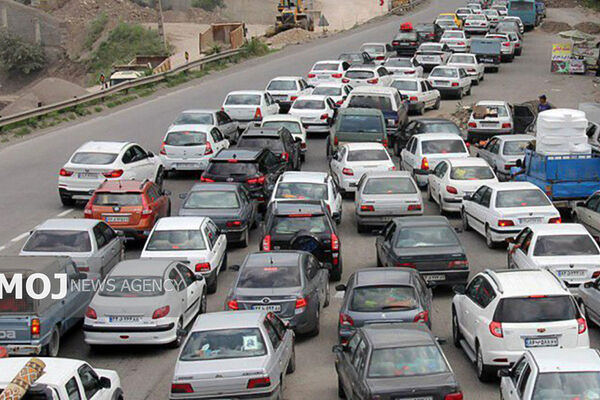 محورهای شمالی و ورودی‌های تهران زیر بار ترافیک سنگین است