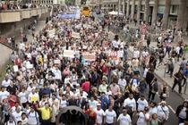 ​تظاهرات مسلمانان آلمان در اعتراض به تروریسم