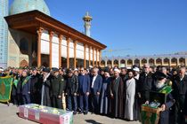 مراسم تشییع شهید مدافع امنیت سرهنگ احسان بخشنده