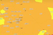 اصفهان در وضعیت زرد ثبت شد / ۹ شهر در وضعیت نارنجی کرونایی