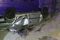 سقوط مرگبار پژو ۴۰۵ از پل هرمودر بندرعباس در نیمه‌شب