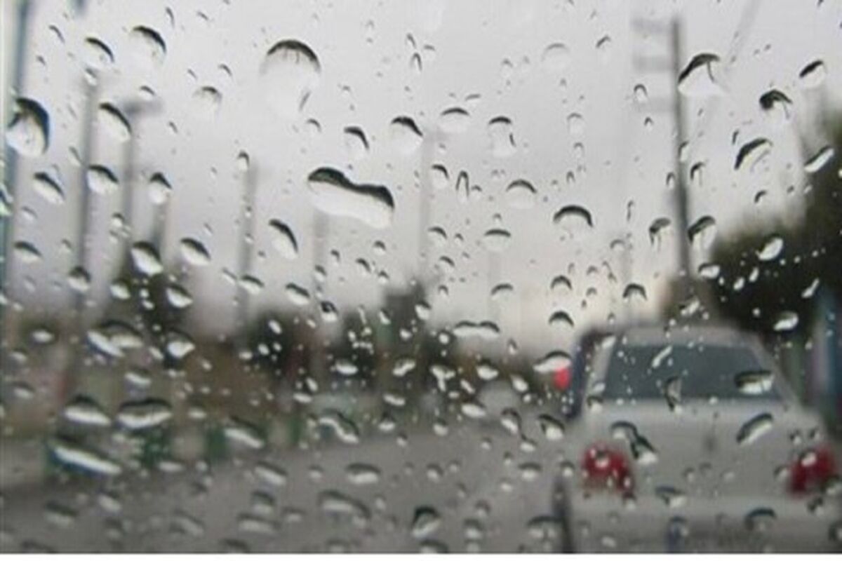 وقوع رگبار و وزش باد