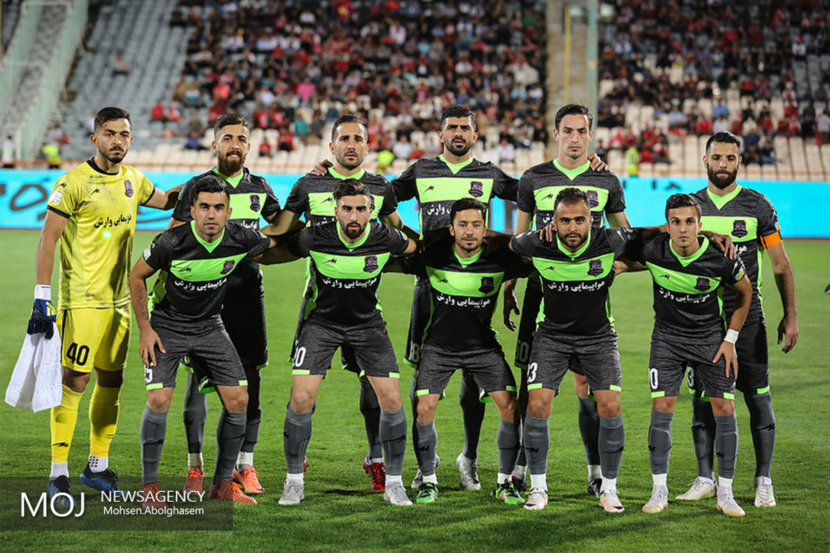 دیدار تیم های فوتبال پرسپولیس و نساجی مازندران/عکس تیمی نساجی مازندران