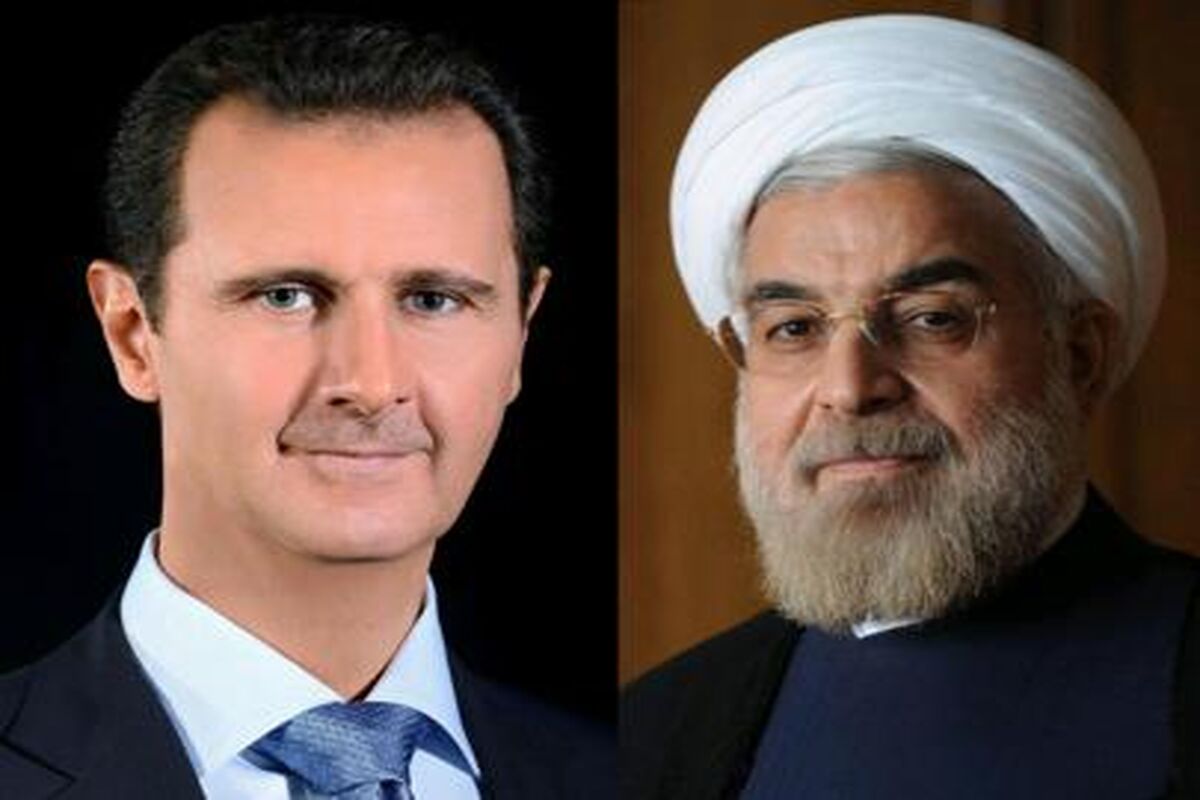 حسن روحانی-بشار اسد