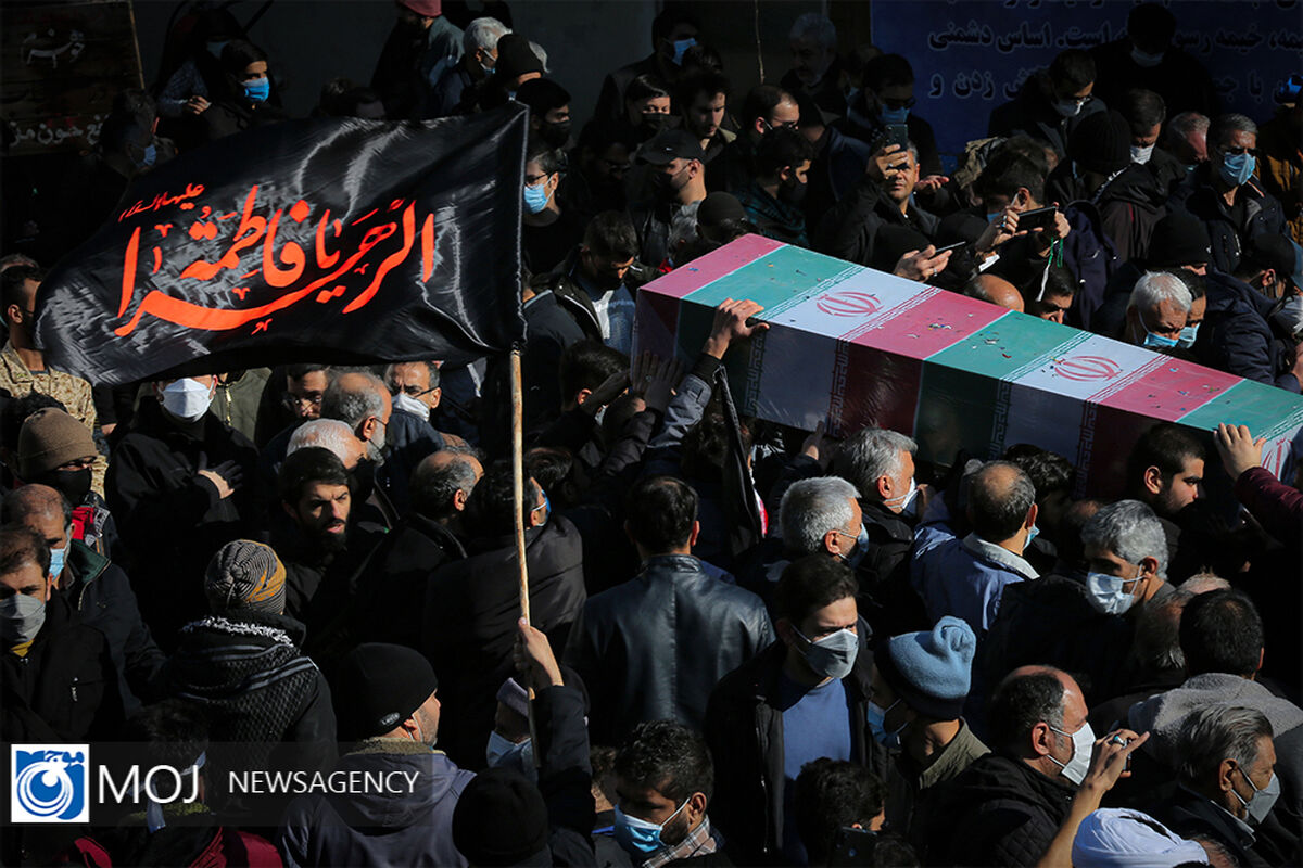تشییع ۱۵۰ شهید گمنام دوران دفاع مقدس در تهران (۲)