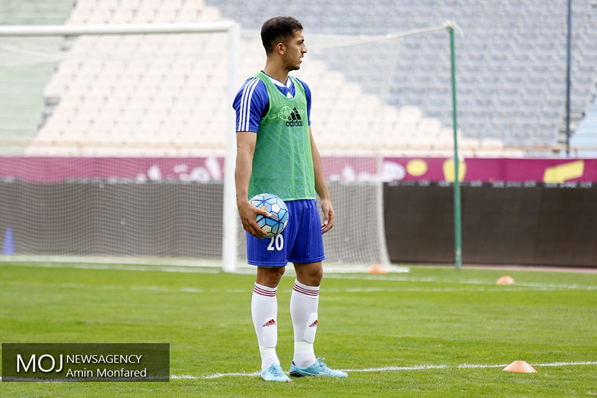 تمرین تیم ملی فوتبال/سید مجید حسینی