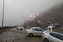 محورهای شمالی کشور برفی و بارانی می‌شود