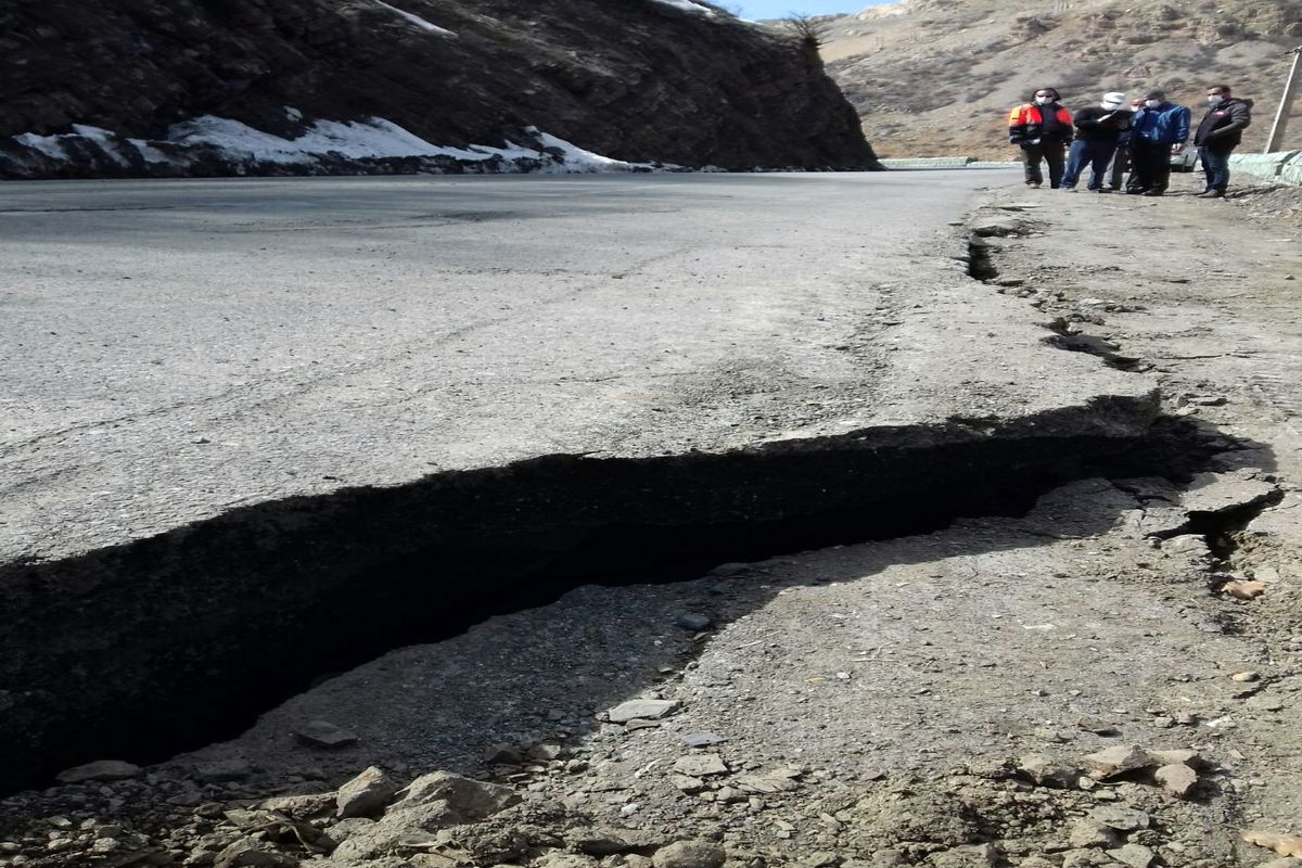 رانش جاده کندوان اسفند 1400