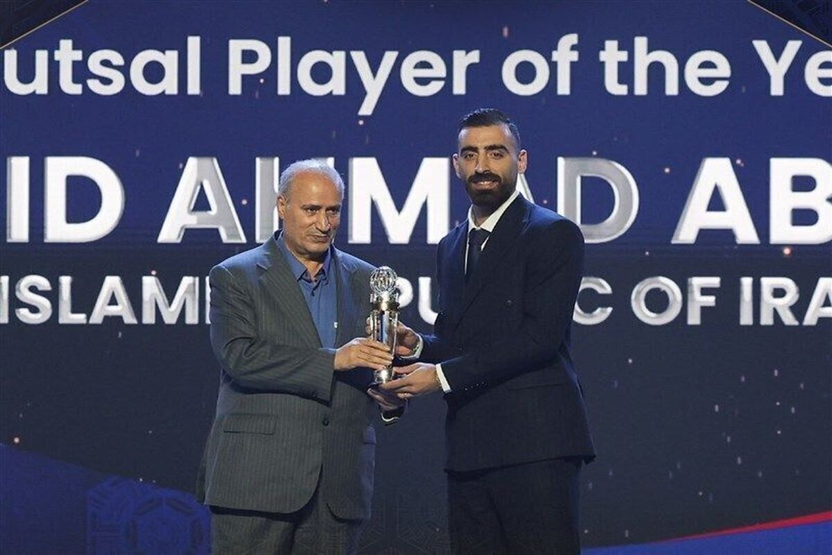 سعید احمد عباسی بازیکن مازندرانی تیم ملی فوتسال