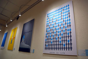 نمایشگاه پوستر آب در قم گشایش یافت