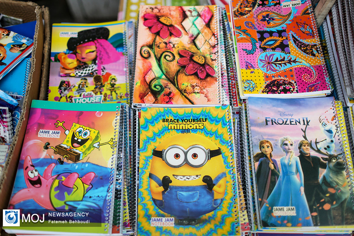 بازار فروش لوازم التحریر به مناسبت فرارسیدن سال نو تحصیلی
