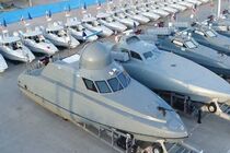 Short-range missile launched from Iran high-speed vessels