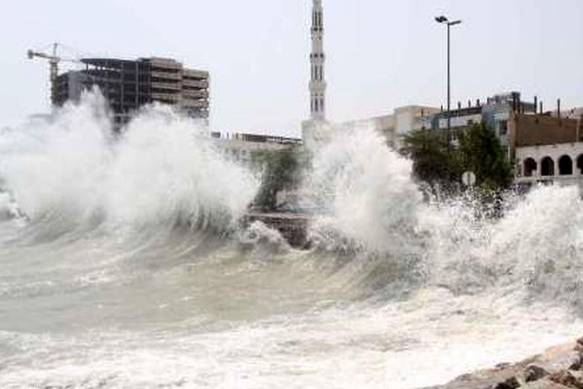 مواج شدن دریا