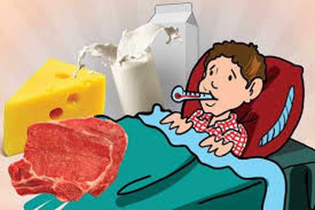 ابتلای انسانی به تب مالت