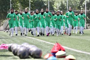 دیدار تدارکاتی تیم ملی فوتبال بانوان برگزار می شود