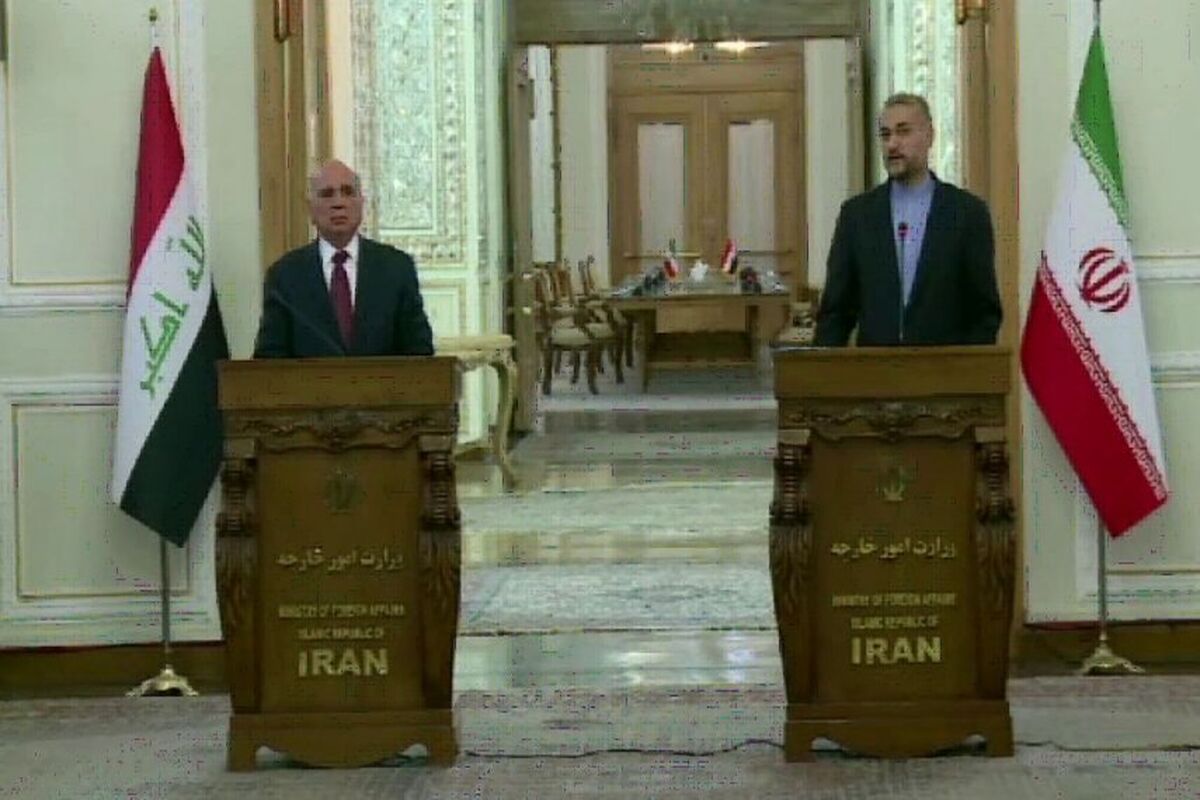 وزیر خارجه عراق در نشست مشترک با ایران