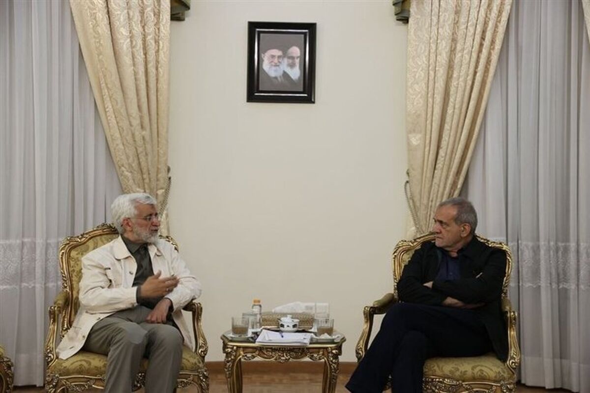 مسعود پزشکیان و سعید جلیلی